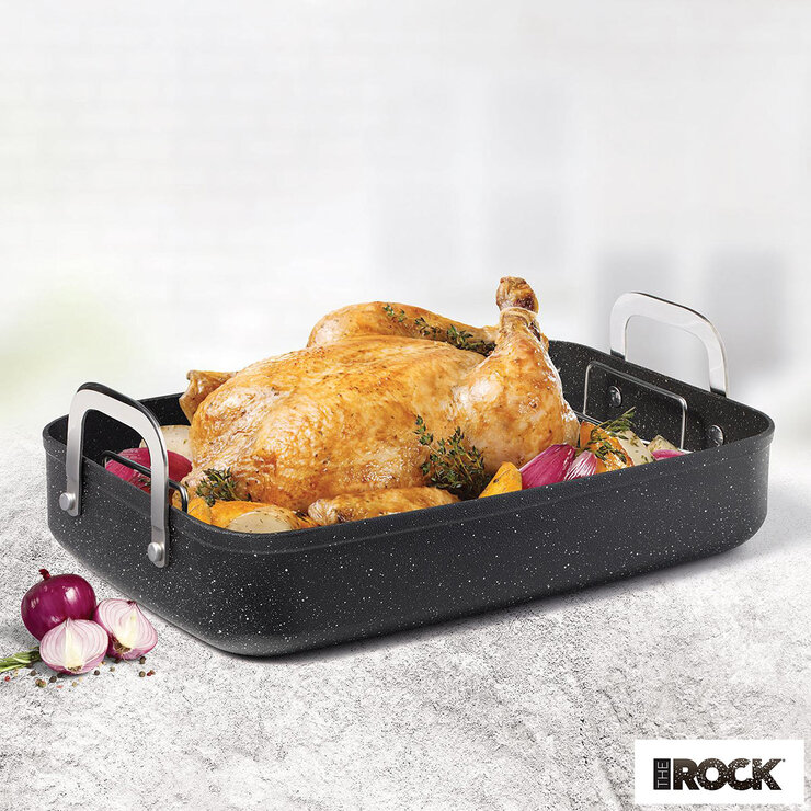 Starfit The Rock Roasting Pan with Stainless Steel Rack Starfit The Rock Roasting Pan with Stainless Steel Rack