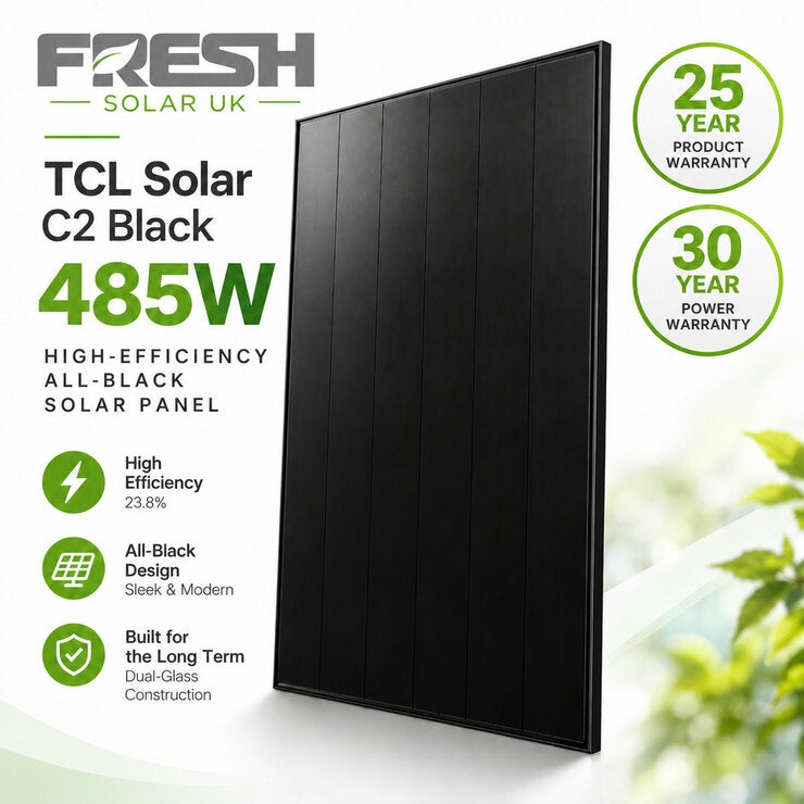 Fresh Solar 10.24kWh Fox ESS Evo Battery Solar PV System, Choose from 6-18 Panels - Fully Installed