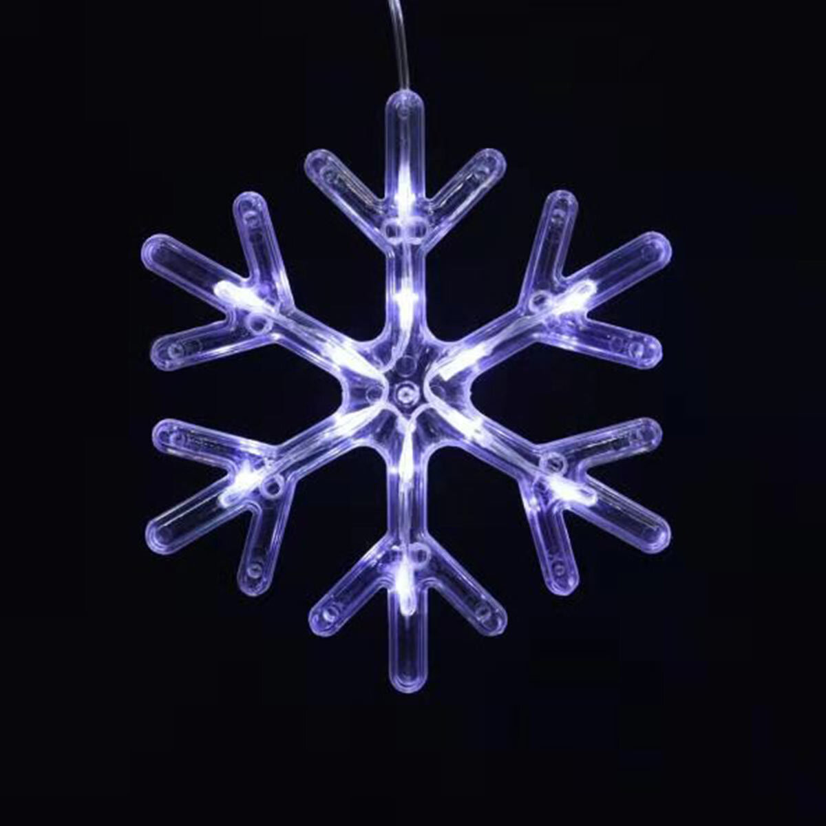Buy 18ft Snowflake LED String Lights Close-up2 Image at Costco.co.uk