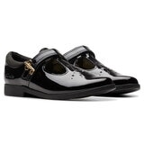 Clarks Kids Lock Shine Black Patent Shoes Clarks Kids Lock Shine Black Patent Shoes