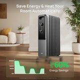 Lifestyle image of up to 60% energy savings* compared to traditional heaters Lifestyle image of up to 60% energy savings* compared to traditional heaters