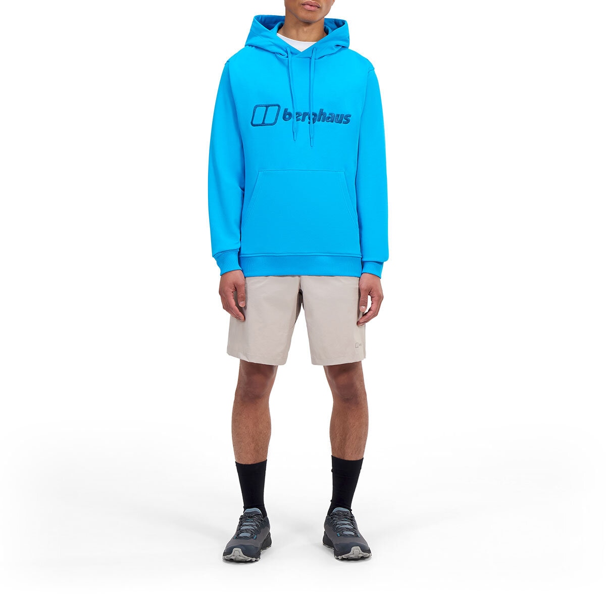 Berghaus Men's Logo Hoody in Blue