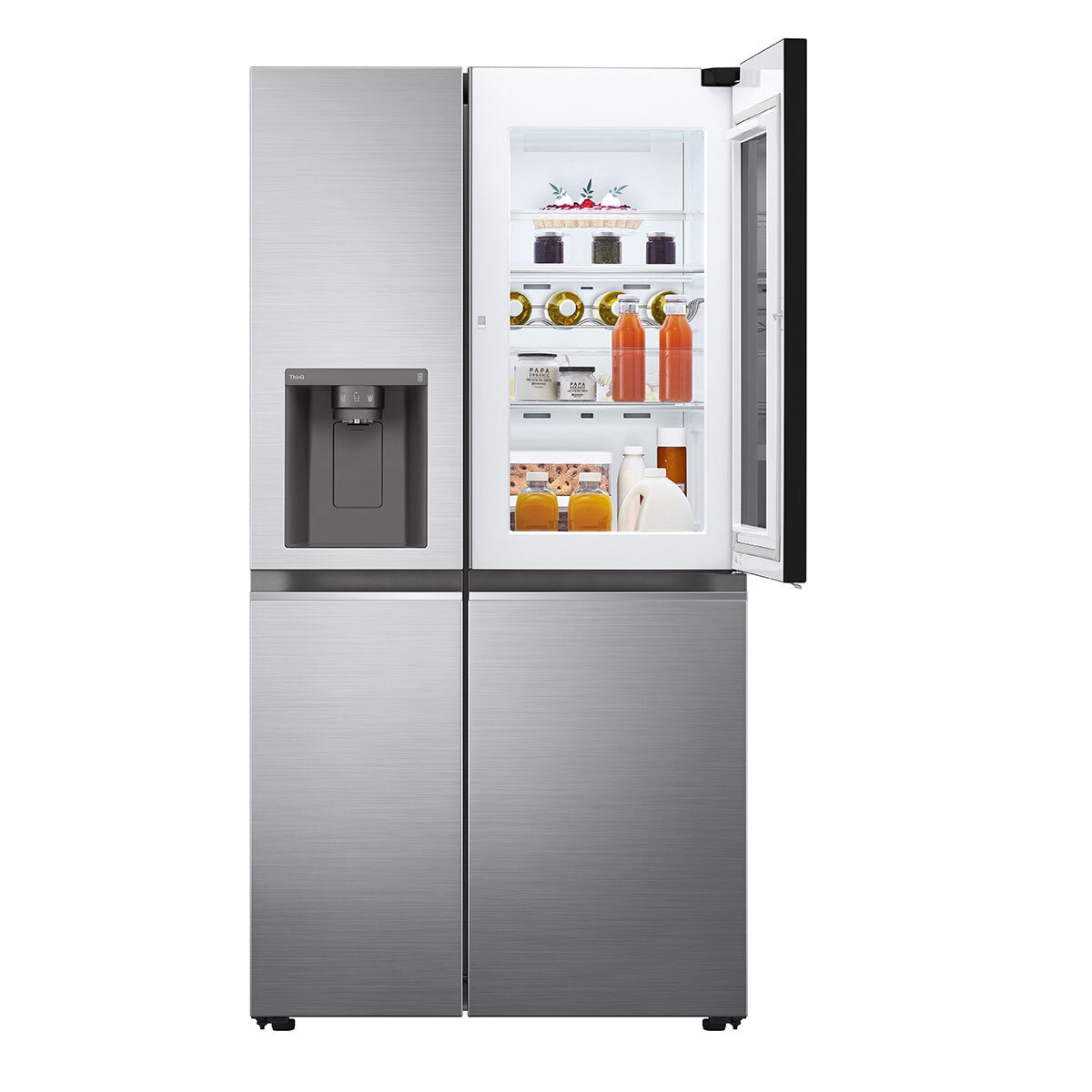 Lg door in door fridge freezer deals