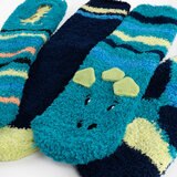 Totes Toastie Kids Socks, 4 Pack in Dinosaur