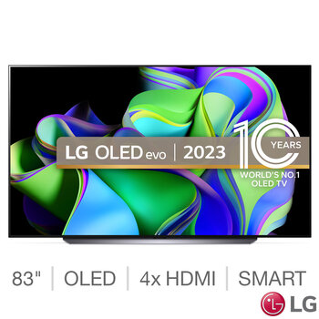 LG OLED83C34LA 83 Inch OLED 4K Ultra HD Smart TV