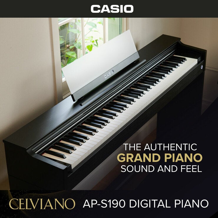 Buy Casio AP-S190BK 88 Key Fully-Weighted Digital Piano at Costco.co.uk Buy Casio AP-S190BK 88 Key Fully-Weighted Digital Piano at Costco.co.uk
