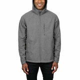 Kirkland Signature Men's Sherpa Lined Softshell Jacket in Grey