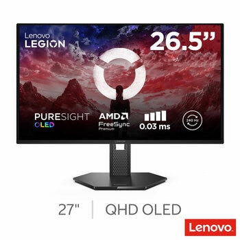 Lenovo Legion 27 Inch 240Hz QHD OLED Gaming Monitor, 67E1GAC1UK Lenovo Legion 27 Inch 240Hz QHD OLED Gaming Monitor, 67E1GAC1UK