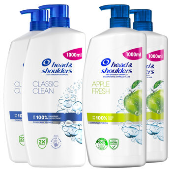 Head and Shoulders Classic Clean & Apple, 2 x 1L