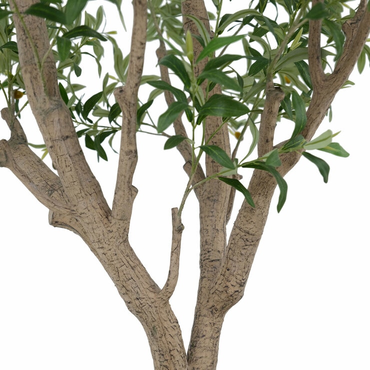 Artificial 8ft Olive Tree in Planter