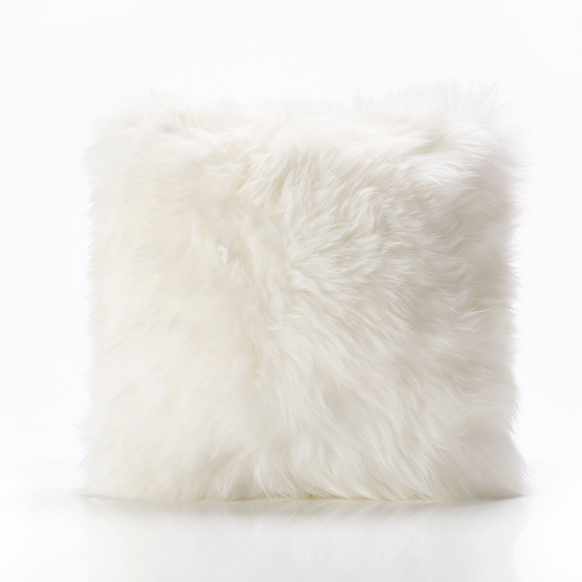 Bowron Long Wool Sheepskin Single Sided Cushion, 35 x 35cm