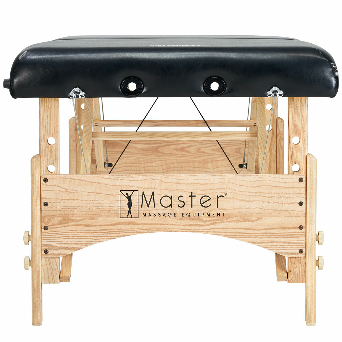 Studio image of the massage table from the front
