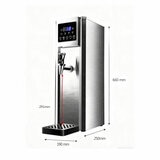 Dimensions of Contender Autofill Water Boiler 10L