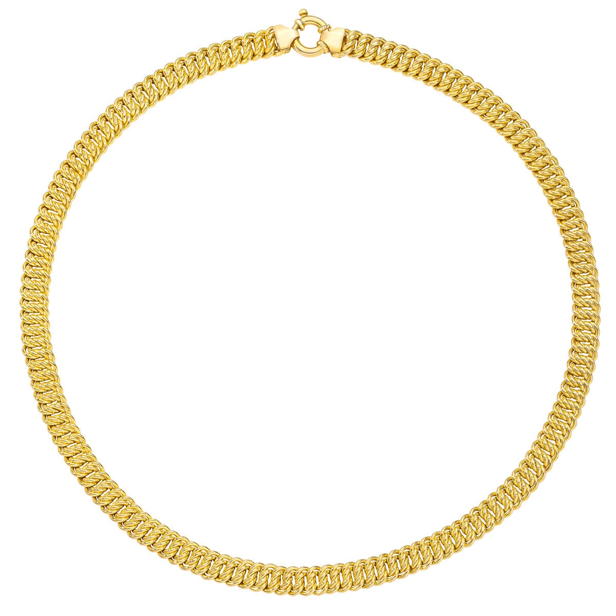 14ct Yellow Gold Infinity Link Necklace