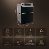 Hisense Hi6 BID914221CX Electric Built-In Double Oven, A Rated in Stainless Steel