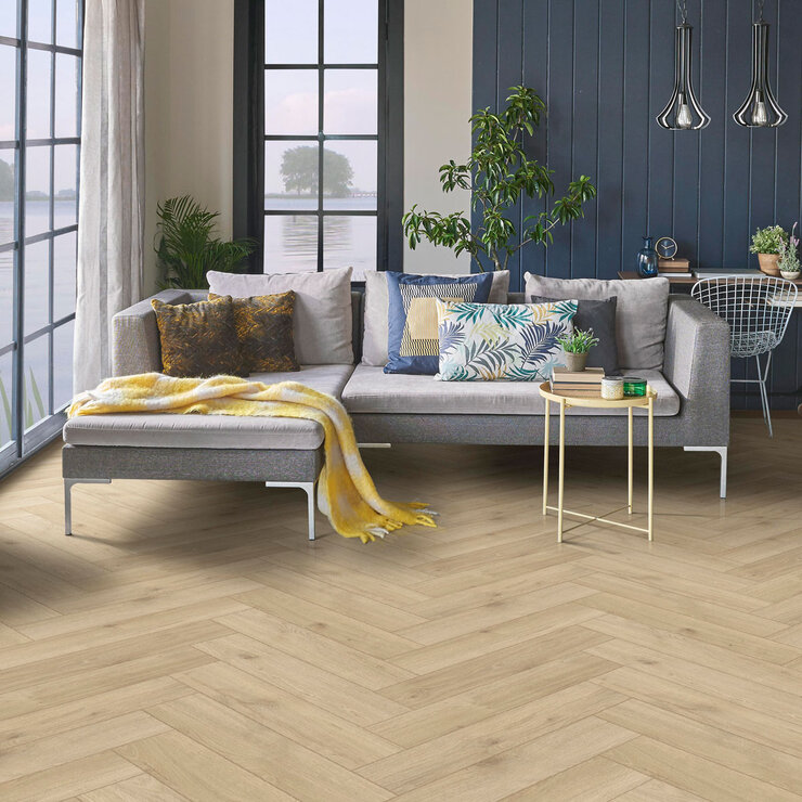 Golden Select Verona AC5 Laminate Herringbone Flooring - SAMPLE ONLY Golden Select Verona AC5 Laminate Herringbone Flooring - SAMPLE ONLY