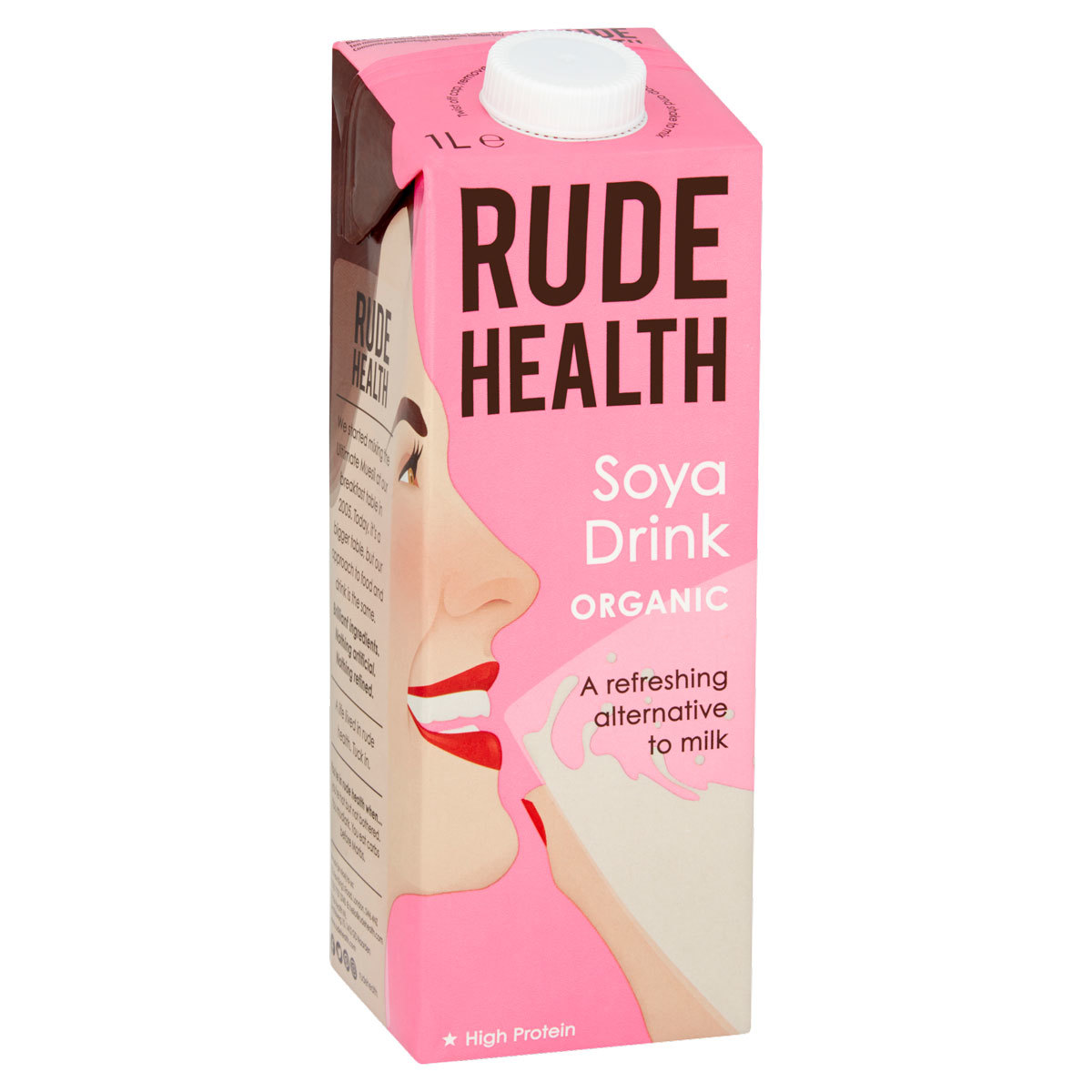 Rude Health Organic Soya Drink, 6 x 1L