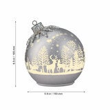 Glass Rotating Balls Assortment- Set of 2