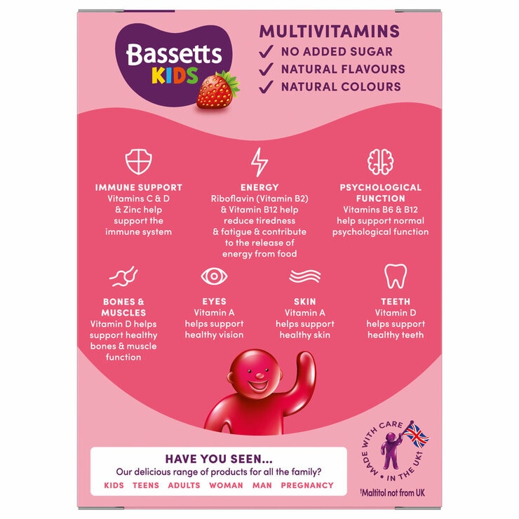 Bassetts Strawberry Multivitamin Benefits Bassetts Strawberry Multivitamin Benefits