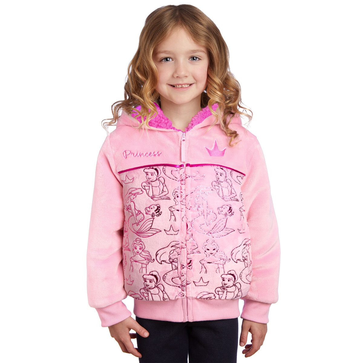 Character Kids Princess Plush Hoodie