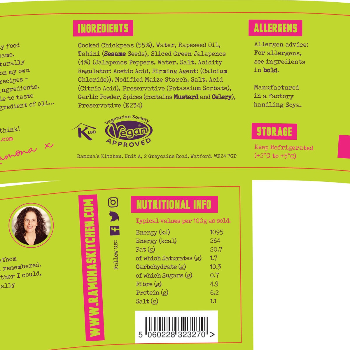 Back of pack