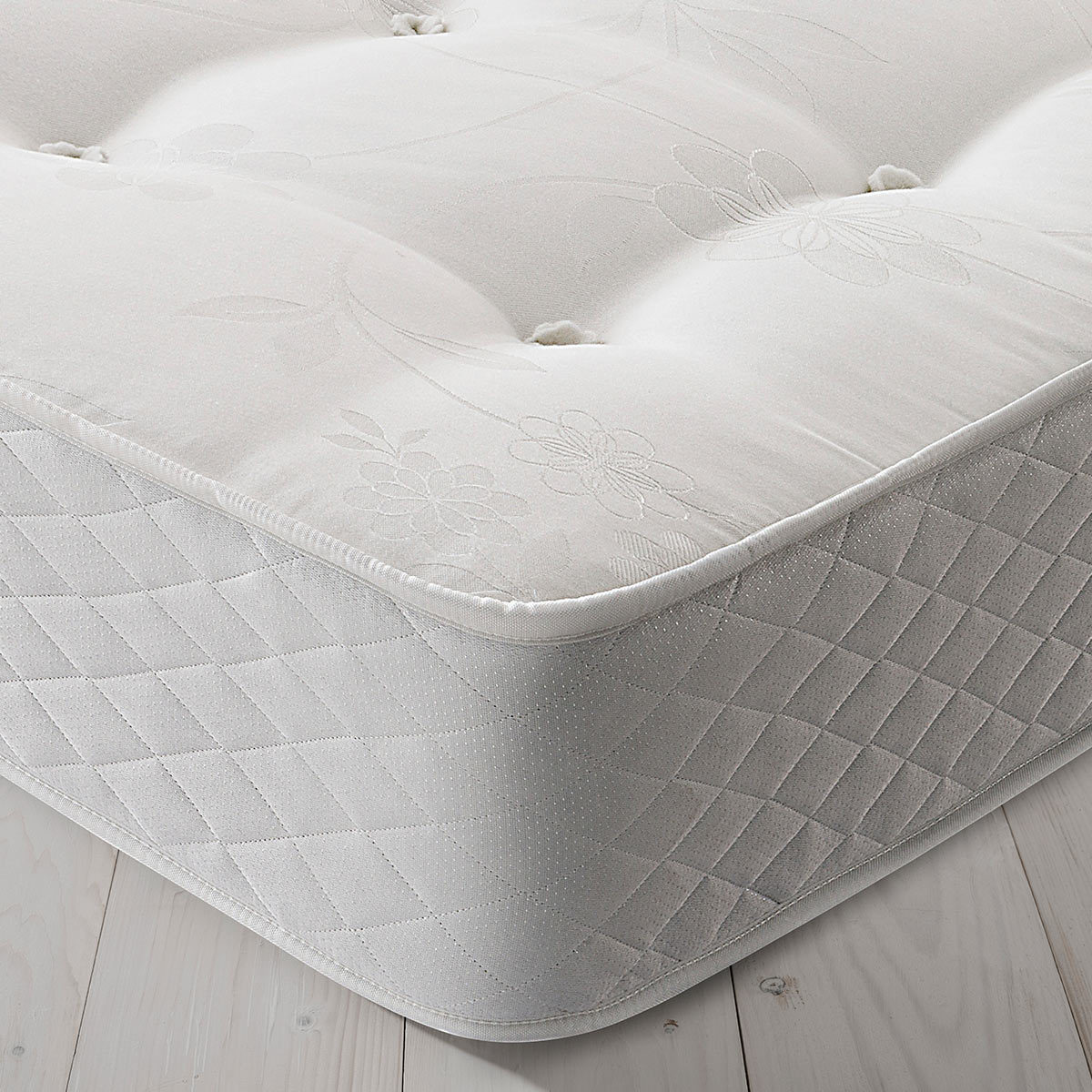 Silentnight Bexley Eco Miracoil Ortho Mattress & Divan in Grey, Double