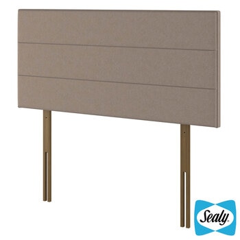 Sealy Kingston Latte Fabric Headboard in 4 Sizes