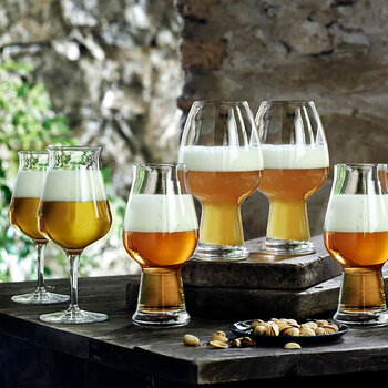 Luigi Bormioli Beer Glass Set, 6 Pack