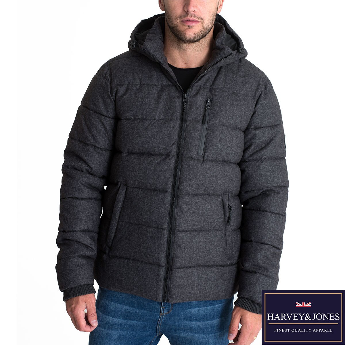 padded jacket without hood