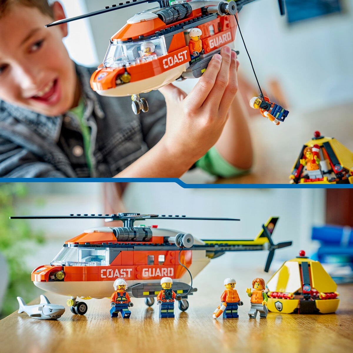 LEGO City Coast Guard with Helicopter - Model 60503 (7+ Years)