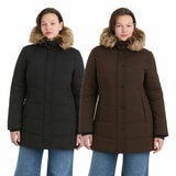 Sanctuary Women's Walker Coat with Faux Fur Hood