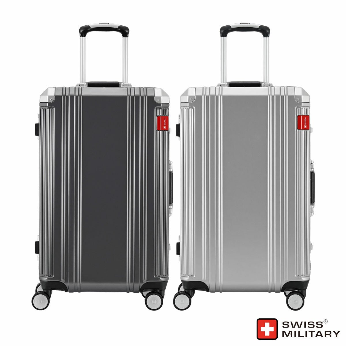 Swiss Military 63.5cm Medium Hardside Case in 2 Colours Swiss Military 63.5cm Medium Hardside Case in 2 Colours