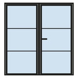 Mustang Heritage Aluminium Internal Double Door with Installation