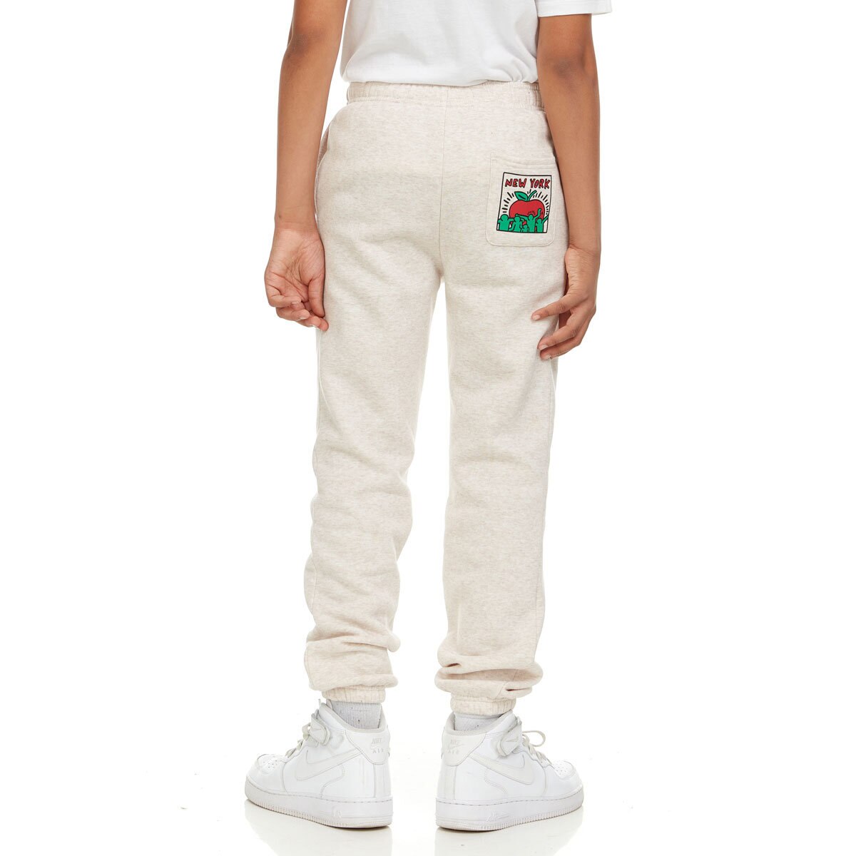 Keith Haring Youth Jogger in Beige