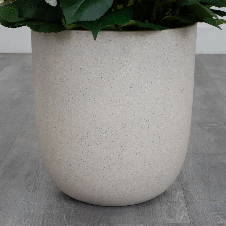 Artificial Hydrangea in Planter