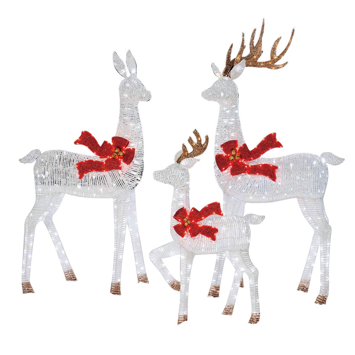 3pc Deer Family (White)