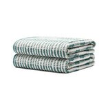 Loftex Loft Stripe Bath Towel in Green, 76 x 147 cm