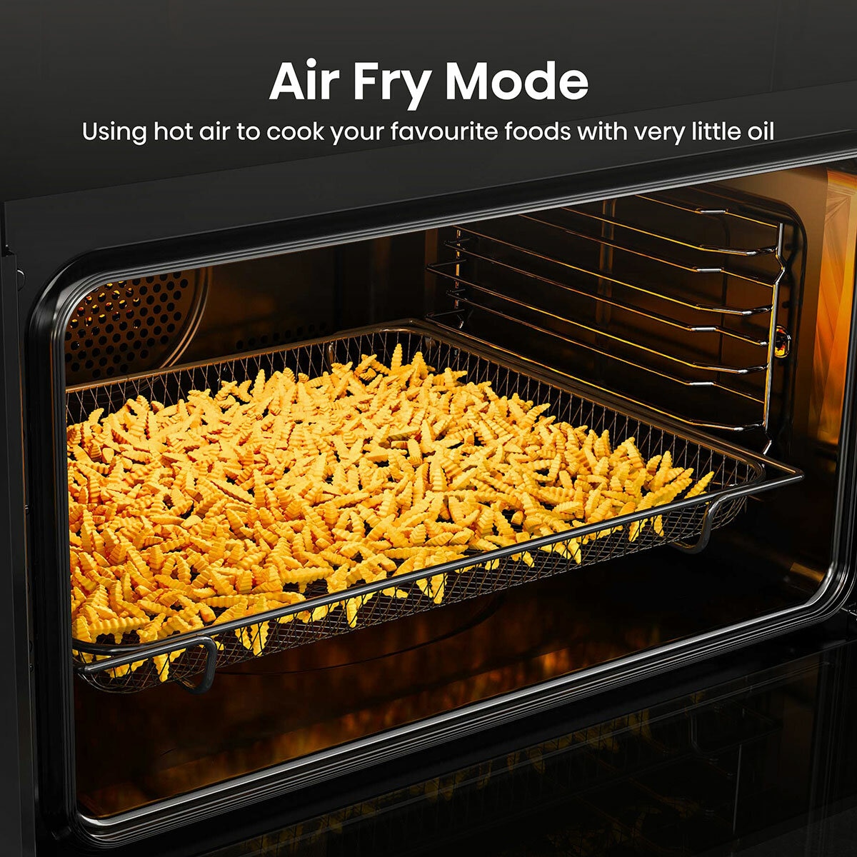 Hisense Hi6 BUD714221CDBG Electric Built-Under Double Oven, A Rated in Black