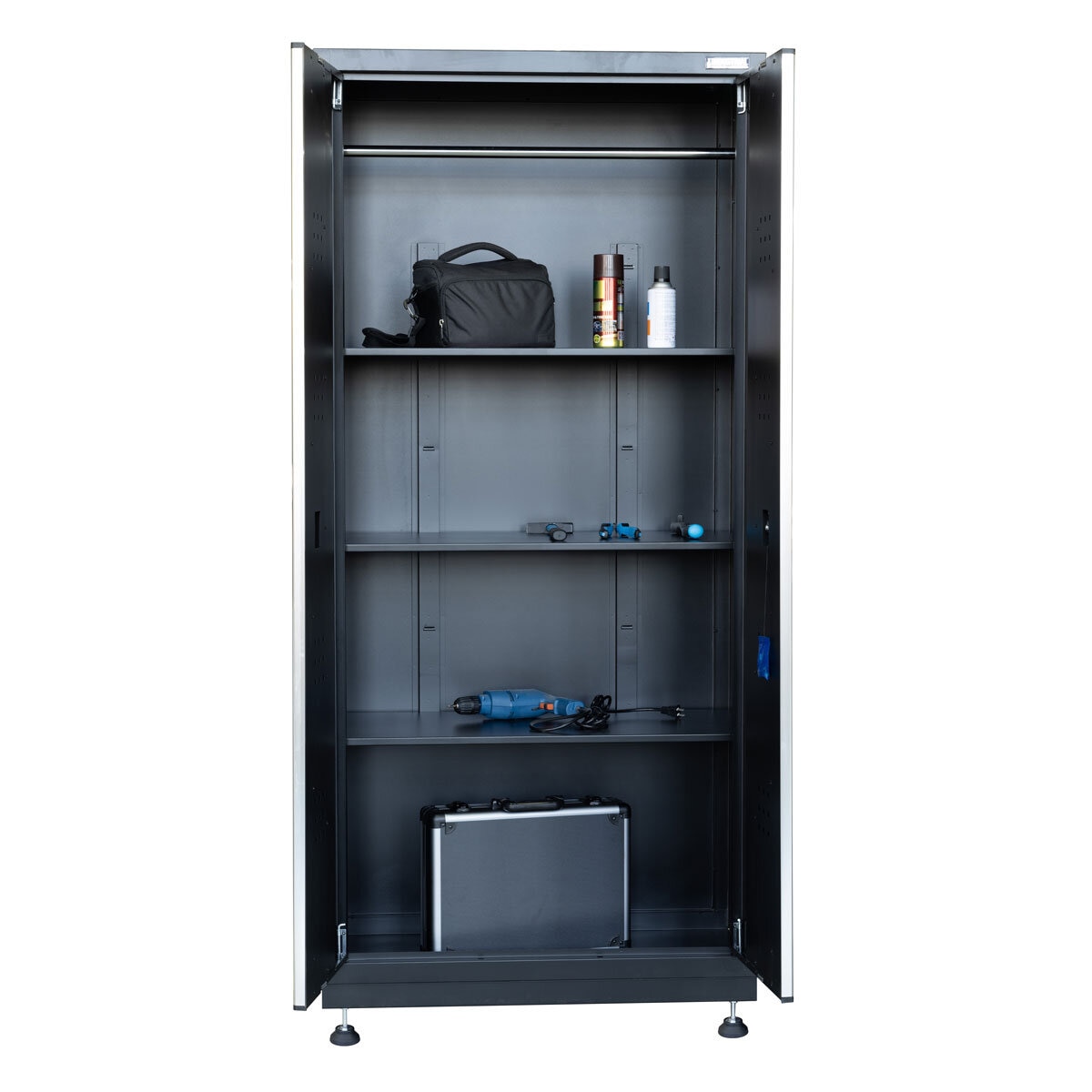 Hilka Garage Industrial 15 pc Modular Cabinet Set