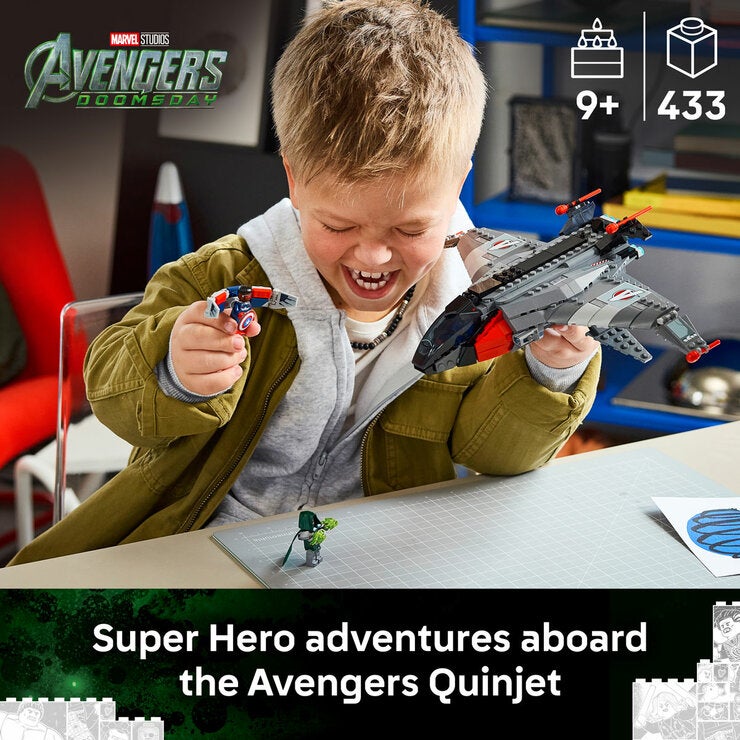 LEGO Super Heroes Avengers: Doomsday Quinjet - Model 76347 (9+ Years)