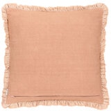 Furn Bertie Velvet Feather Fill Cushion 2 Pack in Cashew, 45 x 45 cm