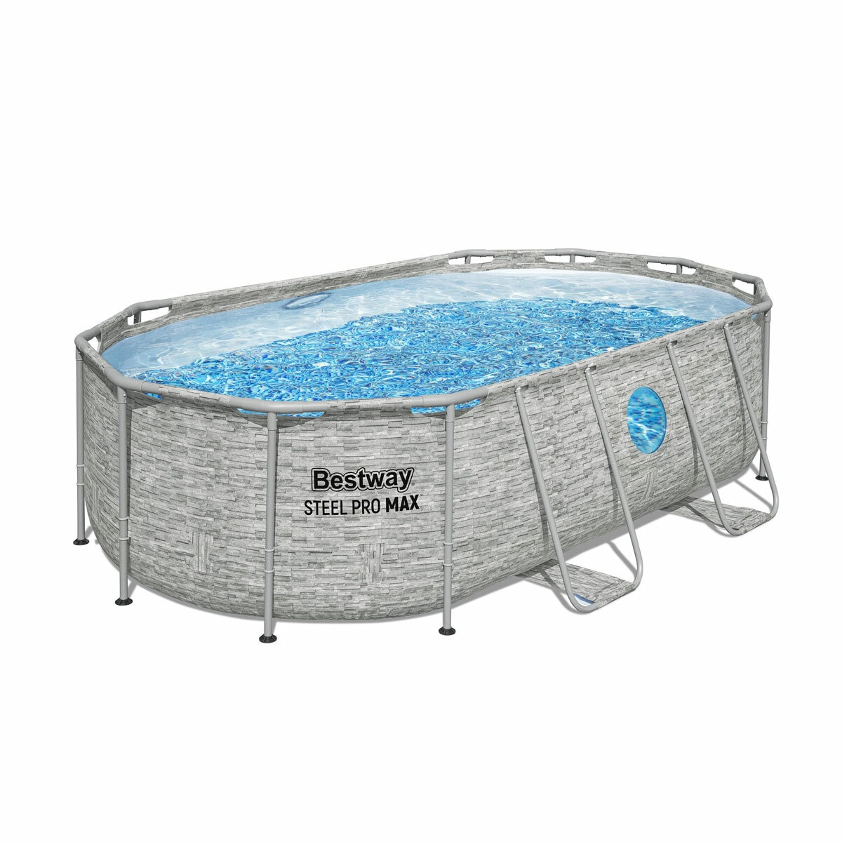 14ft x 8'2'' x 39.5'' Splashview Pool Set Oval 14ft x 8'2'' x 39.5'' Splashview Pool Set Oval