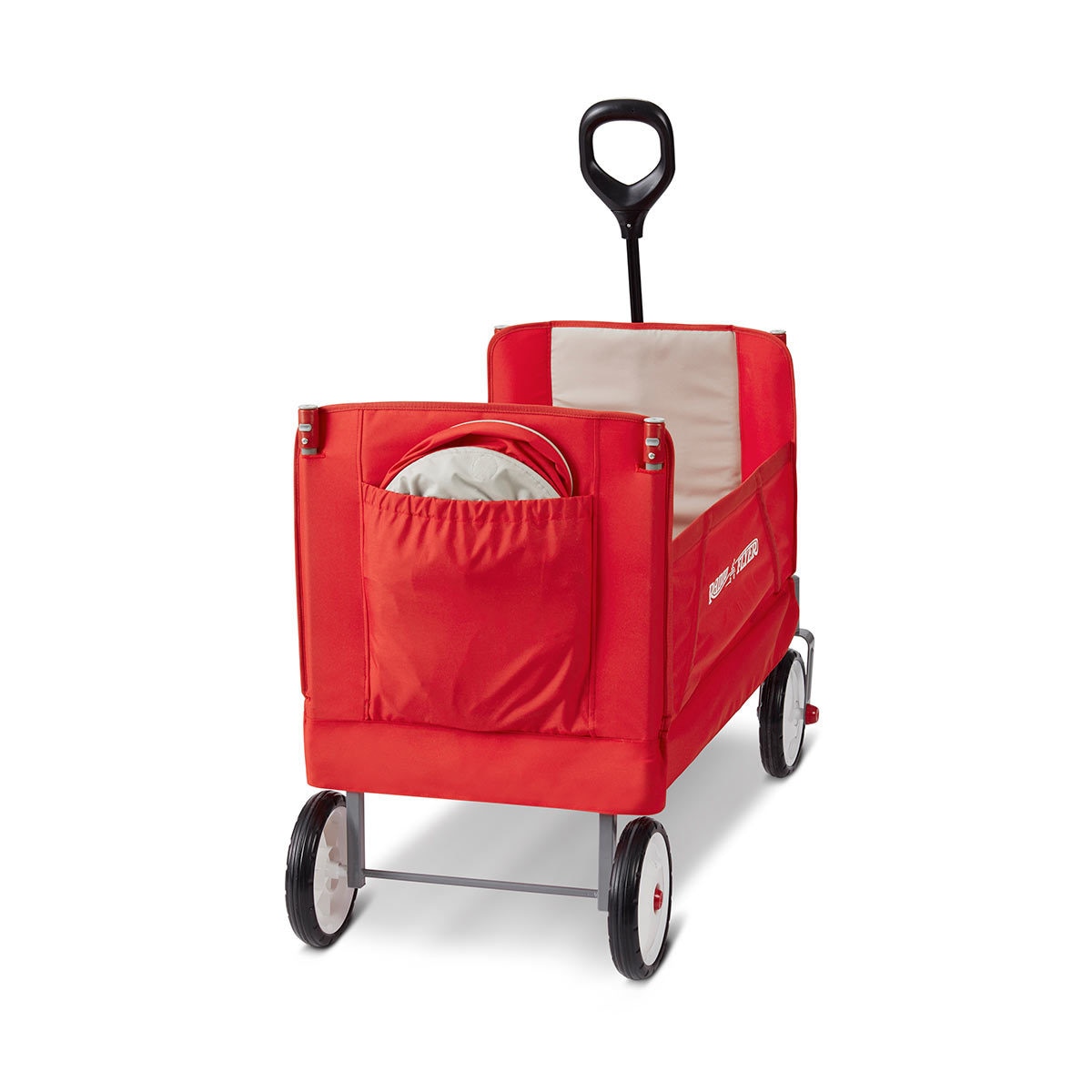 Radio Flyer EZ Folding Ride On Wagon With Folding UV Canopy (18+ Months)