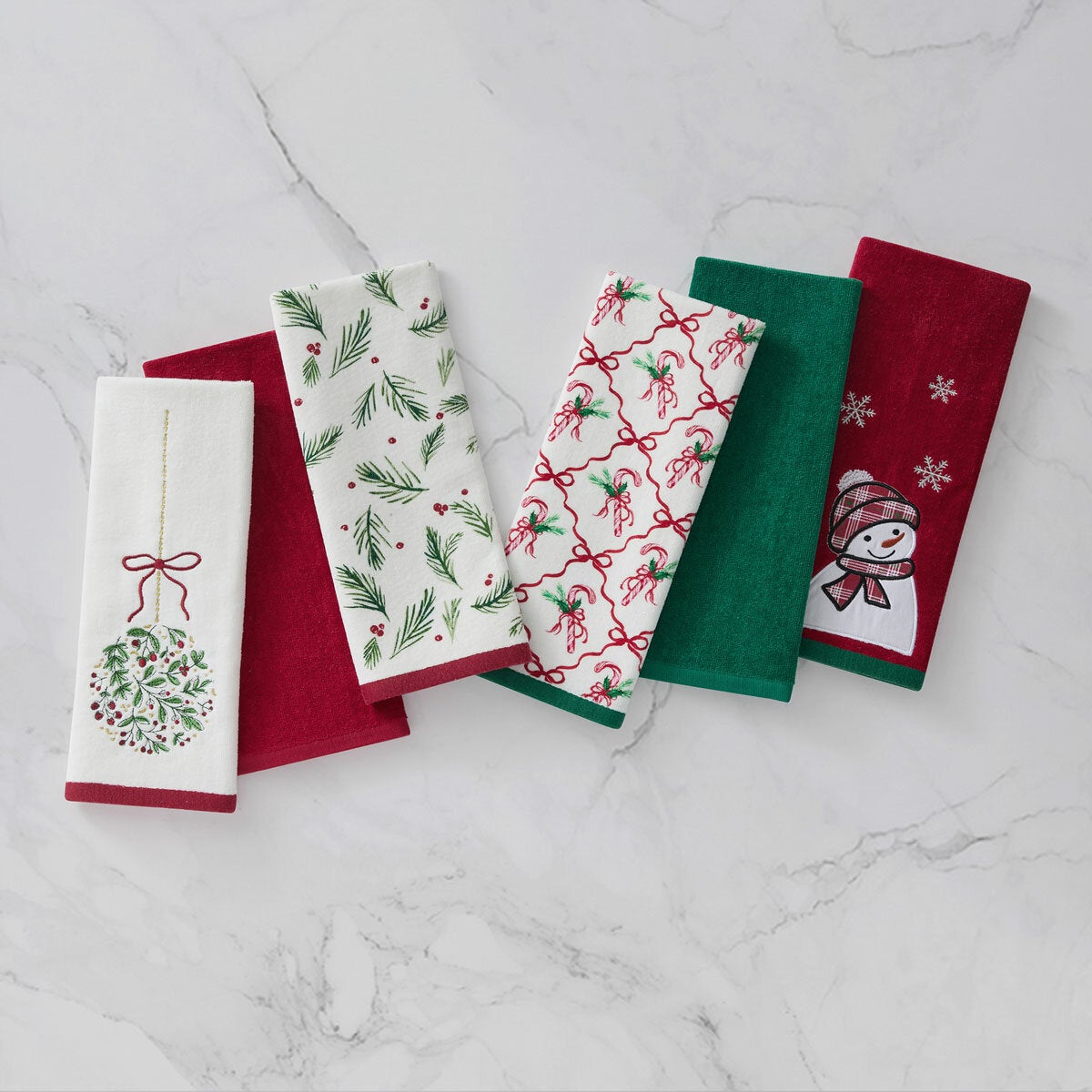 Lenox Holiday Kitchen Towels 6 Pack, In 3 Designs Lenox Holiday Kitchen Towels 6 Pack, In 3 Designs