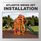 Installation Service for #384329 Backyard Discovery Atlantis Swing Set