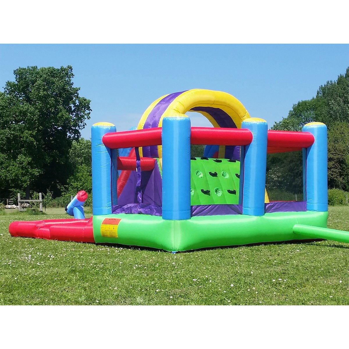 BeBop 7ft 9" Total Wipeout Bouncy Castle and Water Slide (3-10 Years)