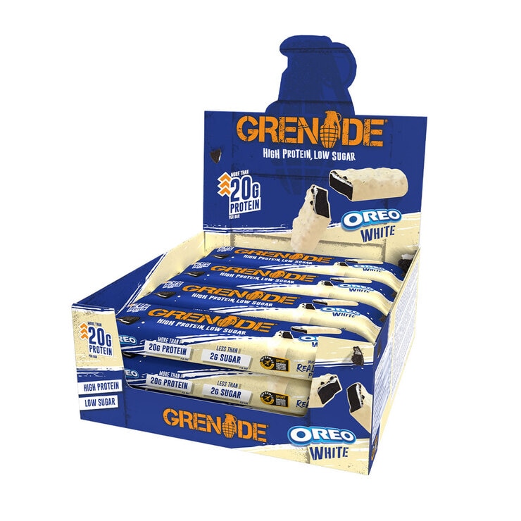 Grenade White Chocolate Oreo 12 x 60g Grenade White Chocolate Oreo 12 x 60g