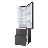 Haier Series 3 HETR3619ENPB Fridge Freezer, E Rated in Slate Black