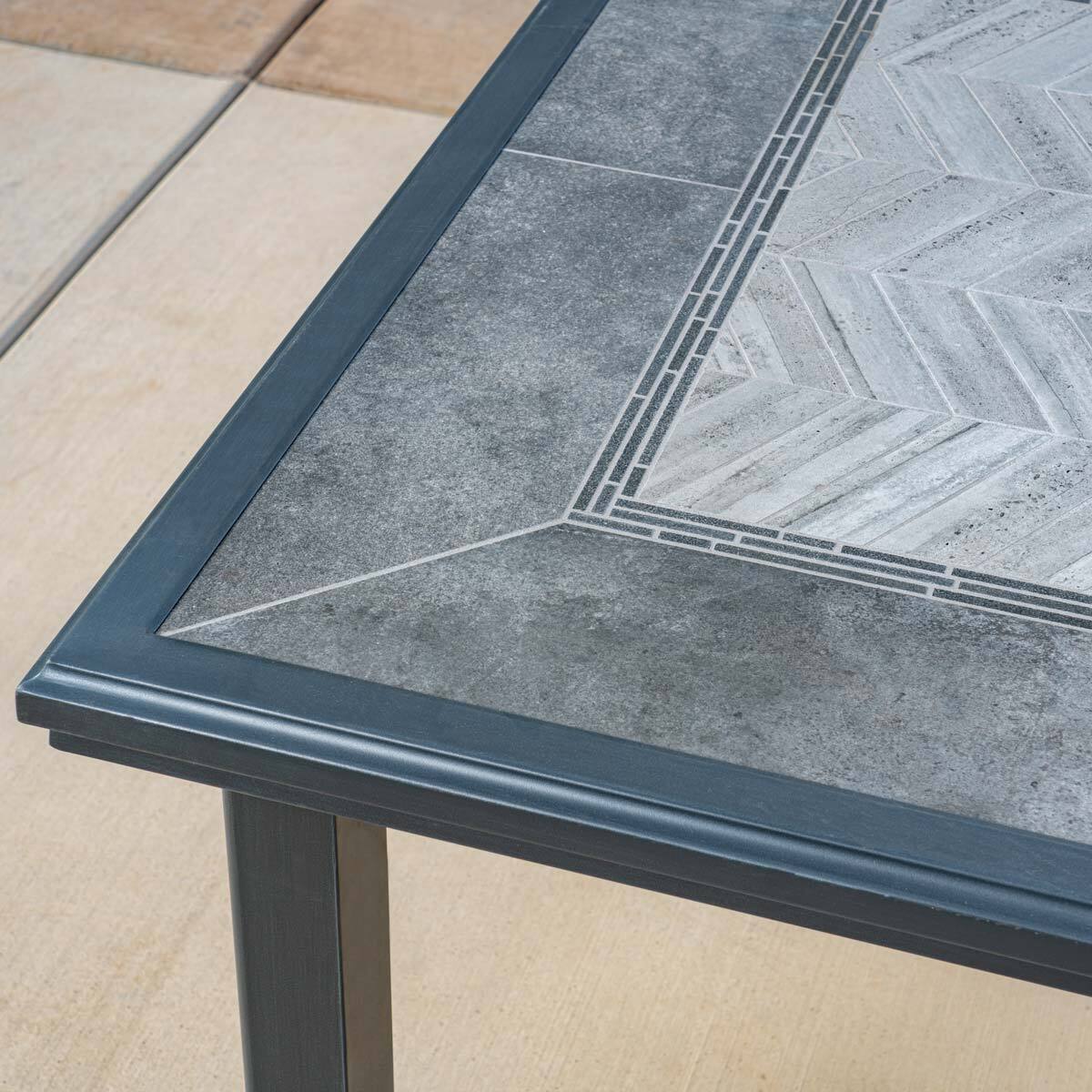 SunVilla Santa Fe 7 Piece Sling Dining Patio Set + Cover Costco UK