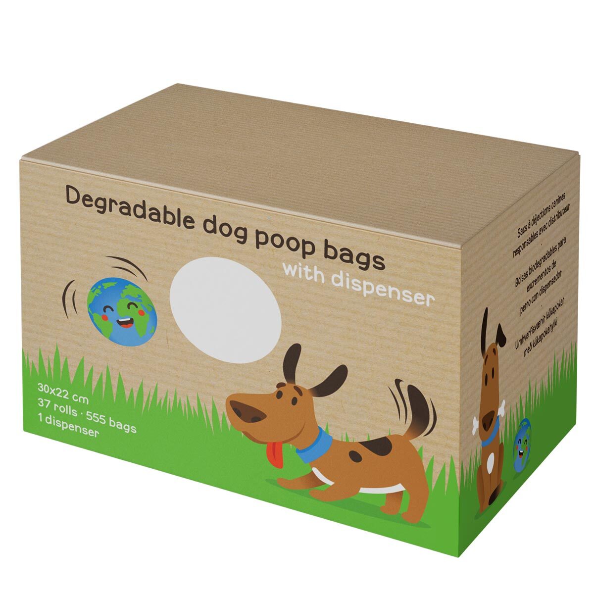 Degradable Dog Poop Bags & Dispenser, 555 Bags Costco UK